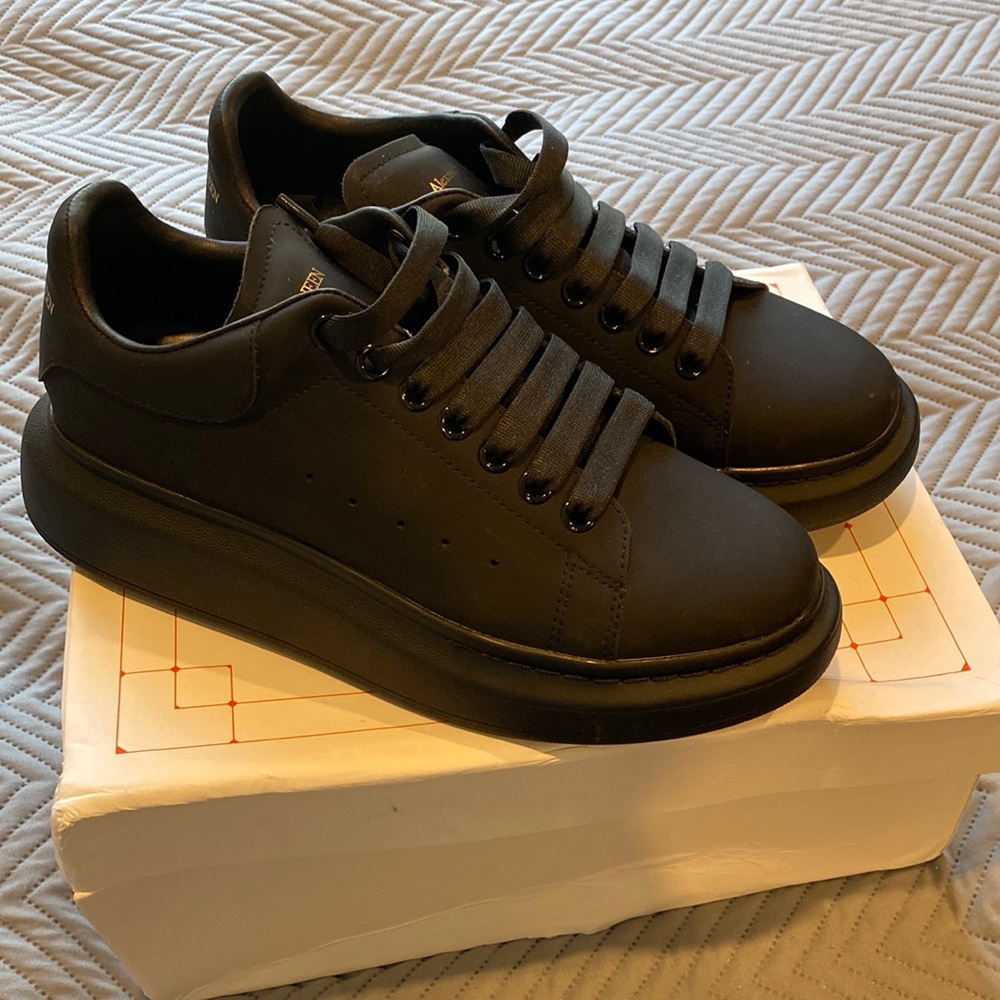 Alexander McQueen black shoes